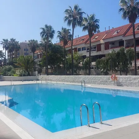 Margarita Con Piscina En Playa Honda, Playa Americas Lägenhet *